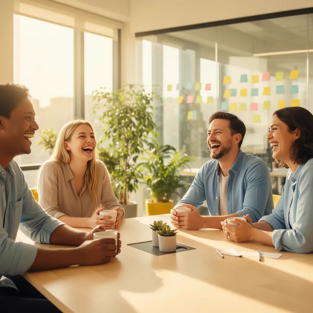 Mensen die samen werken aan een sterke employee experience